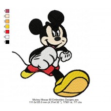 Mickey Mouse 80 Embroidery Designs
